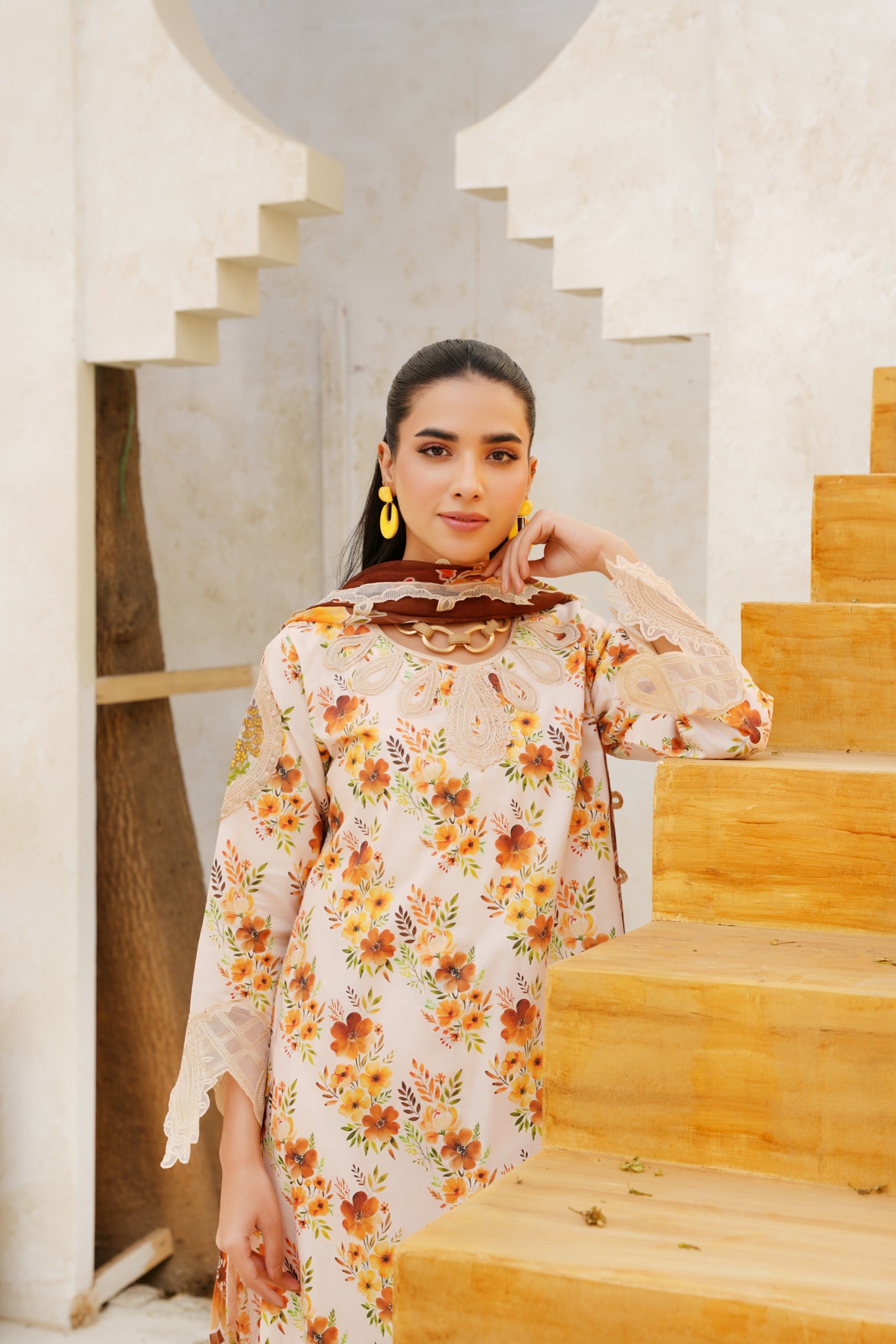 Jashn-e-Baharan By Anaya Noor Emb & Digital Printed Lawn 3PC