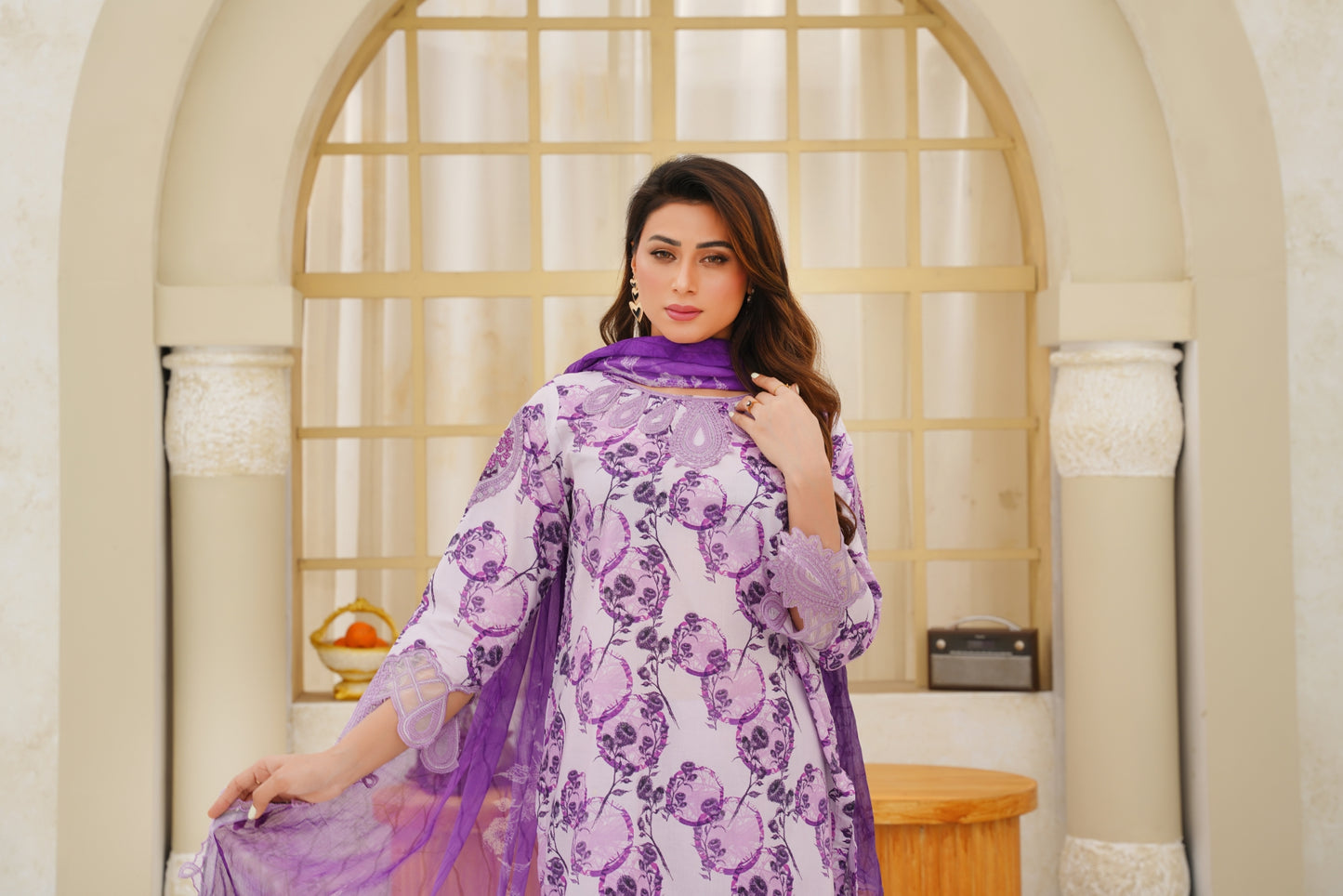 Jashn-e-Baharan By Anaya Noor Emb & Digital Printed Lawn 3PC