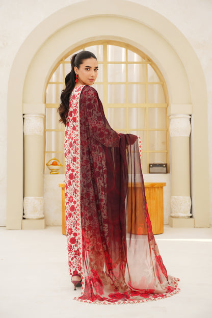 Jashn-e-Baharan By Anaya Noor Emb & Digital Printed Lawn 3PC