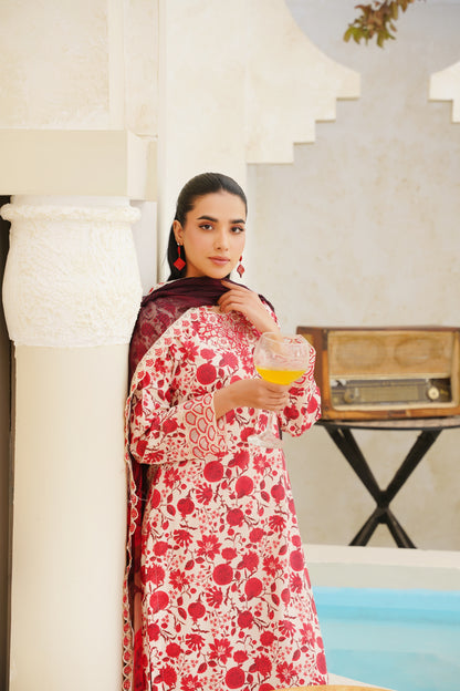 Jashn-e-Baharan By Anaya Noor Emb & Digital Printed Lawn 3PC