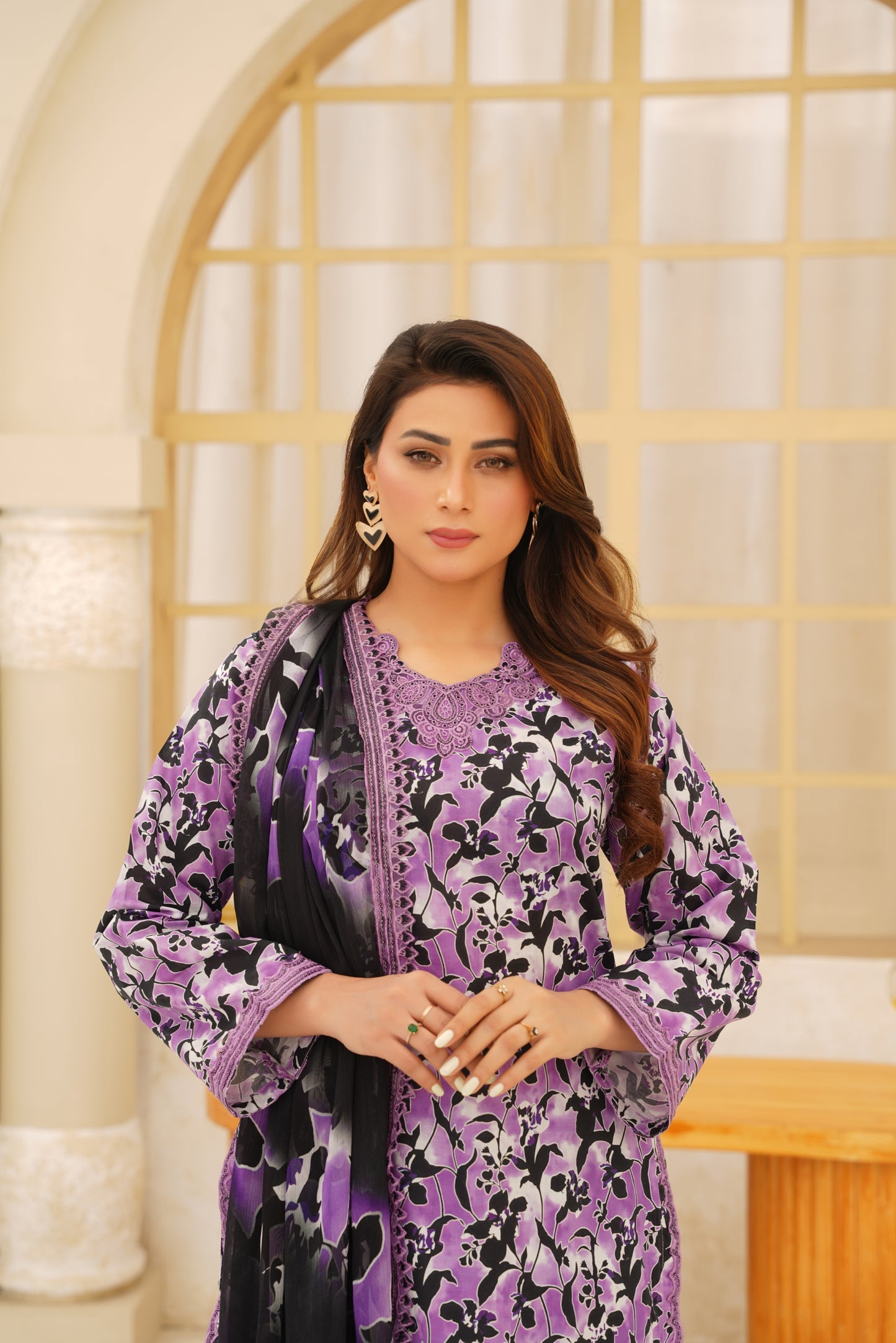 Jashn-e-Baharan By Anaya Noor Emb & Digital Printed Lawn 3PC