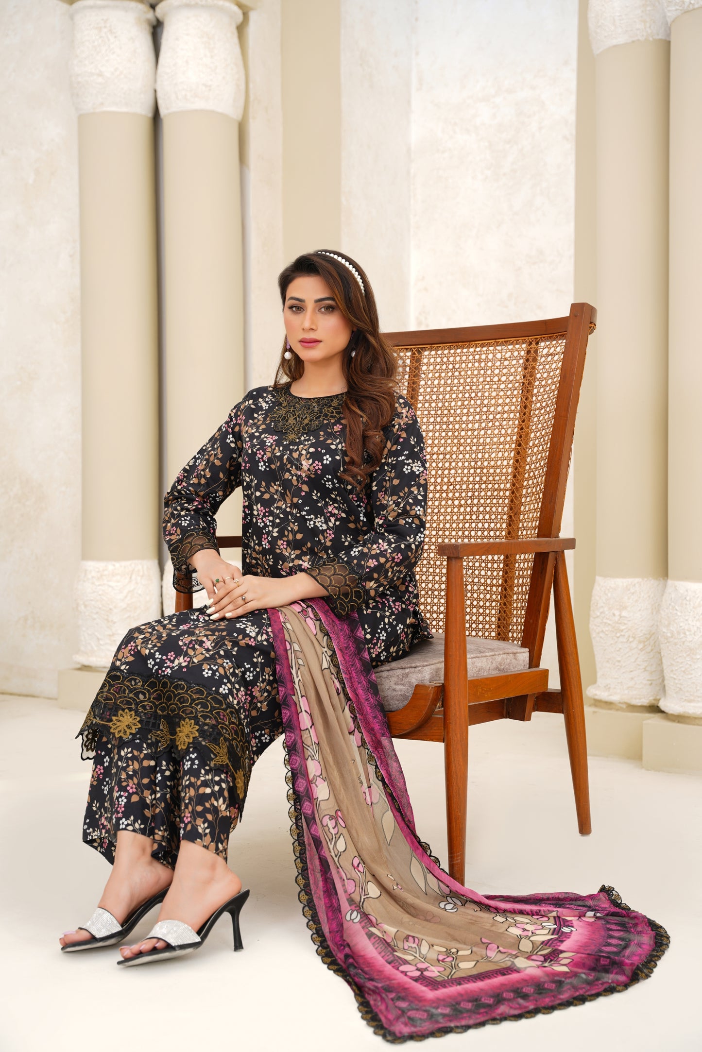 Jashn-e-Baharan By Anaya Noor Emb & Digital Printed Lawn 3PC