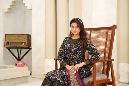 Jashn-e-Baharan By Anaya Noor Emb & Digital Printed Lawn 3PC