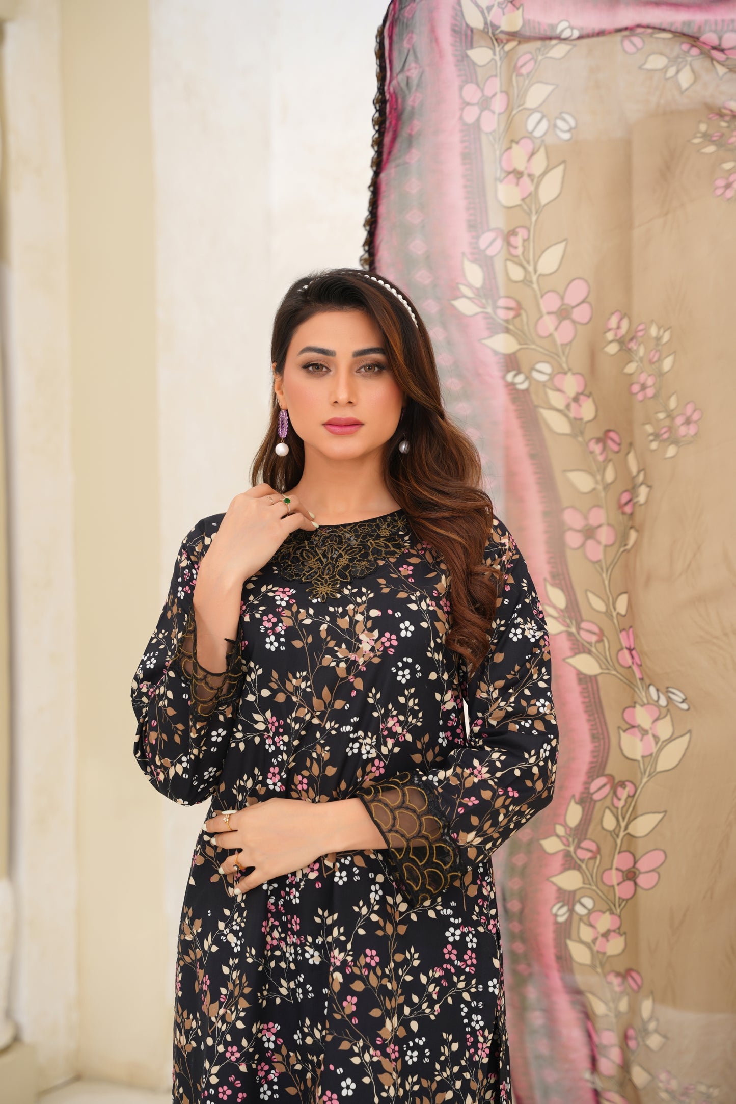 Jashn-e-Baharan By Anaya Noor Emb & Digital Printed Lawn 3PC