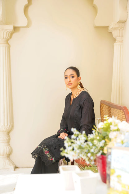 Virsa By Anaya Noor Chikenkari Lawn With Aplic 3PC