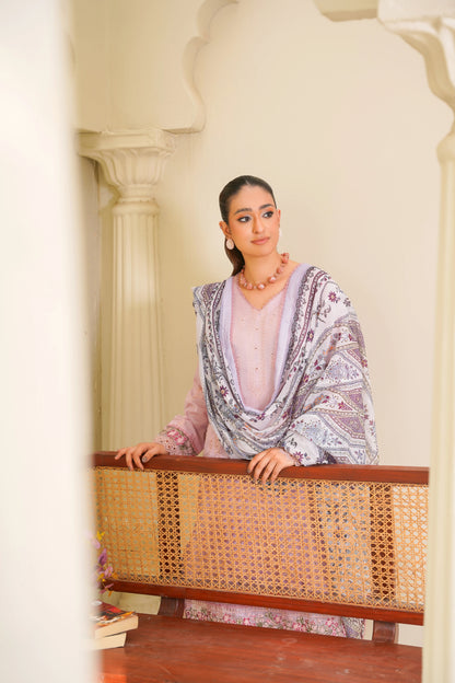 Virsa By Anaya Noor Chikenkari Lawn With Aplic 3PC