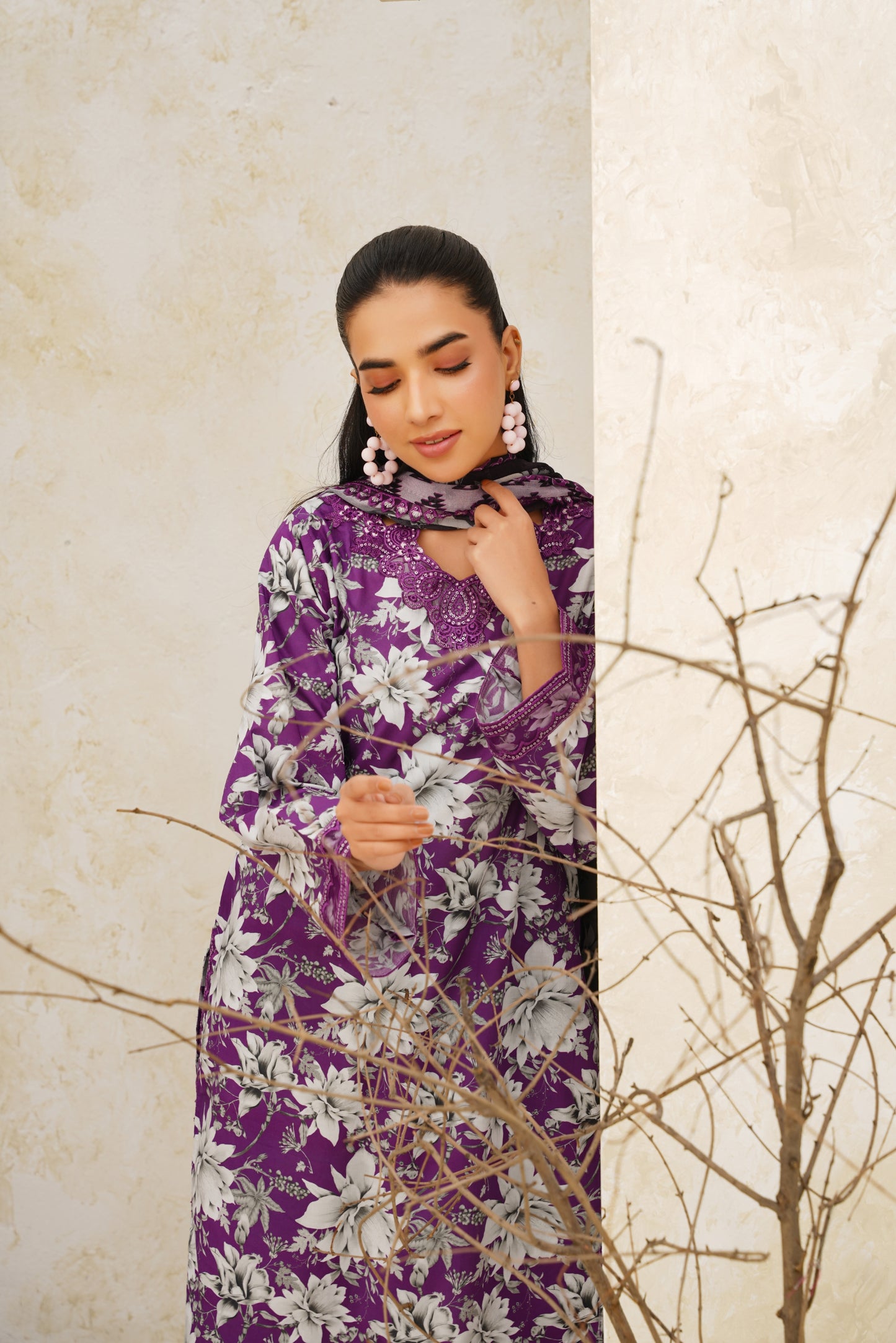 Jashn-e-Baharan By Anaya Noor Emb & Digital Printed Lawn 3PC