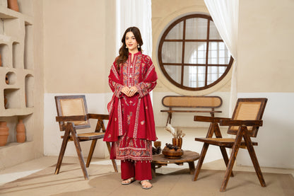Serayan By Anaya Noor Emb Bana Dora Lawn 3PC