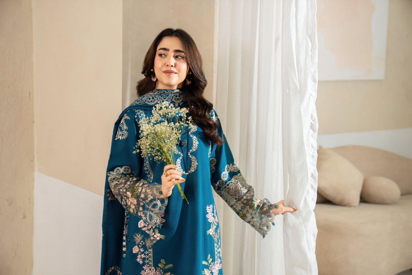Serayan By Anaya Noor Emb Bana Dora Lawn 3PC