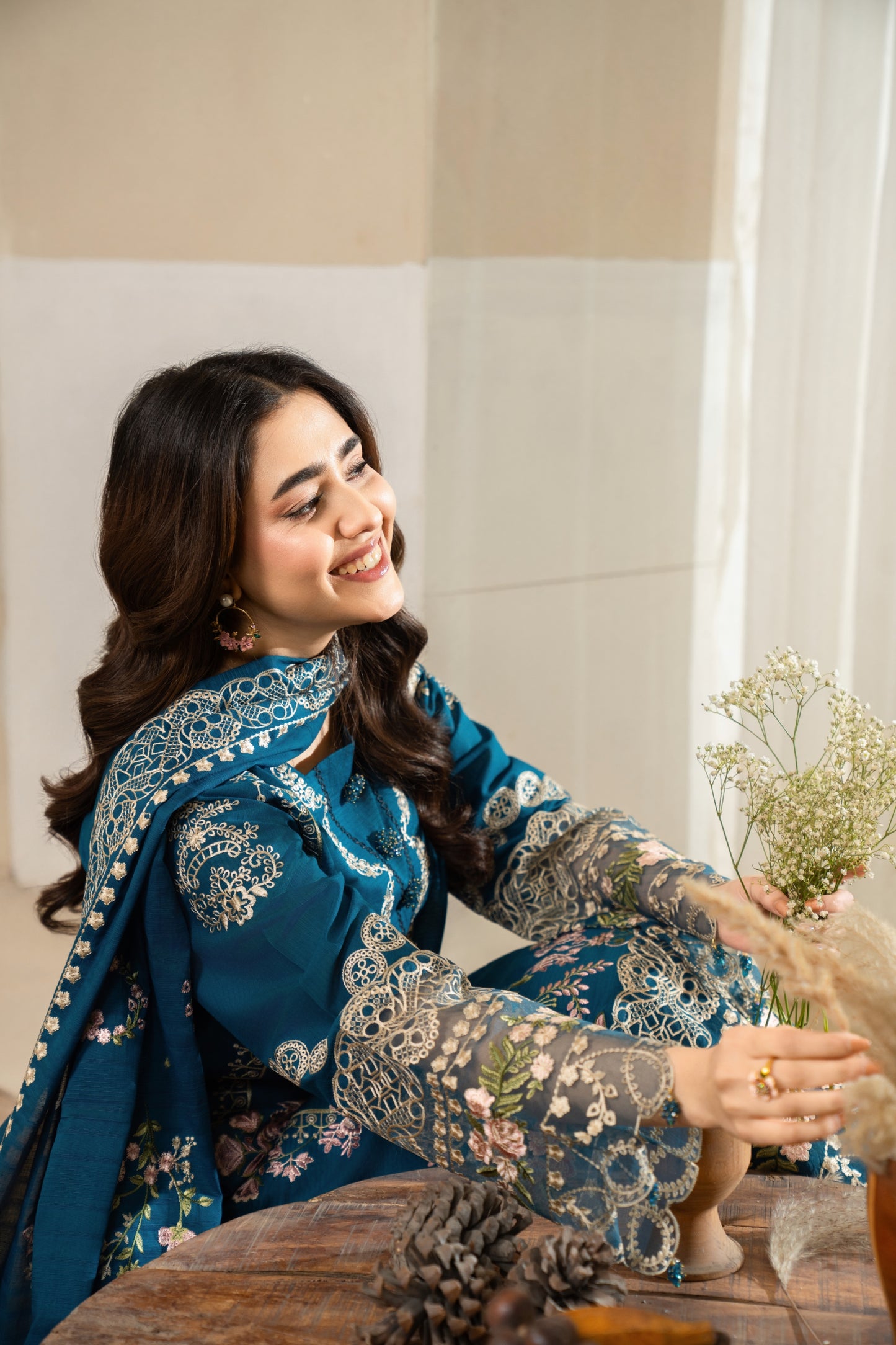Serayan By Anaya Noor Emb Bana Dora Lawn 3PC