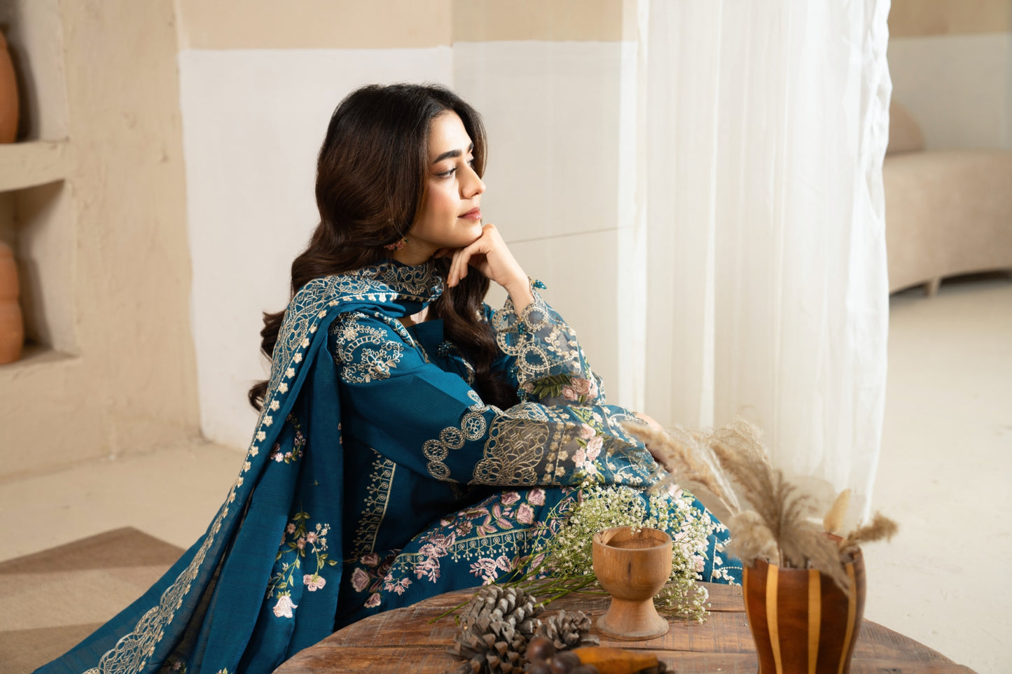 Serayan By Anaya Noor Emb Bana Dora Lawn 3PC