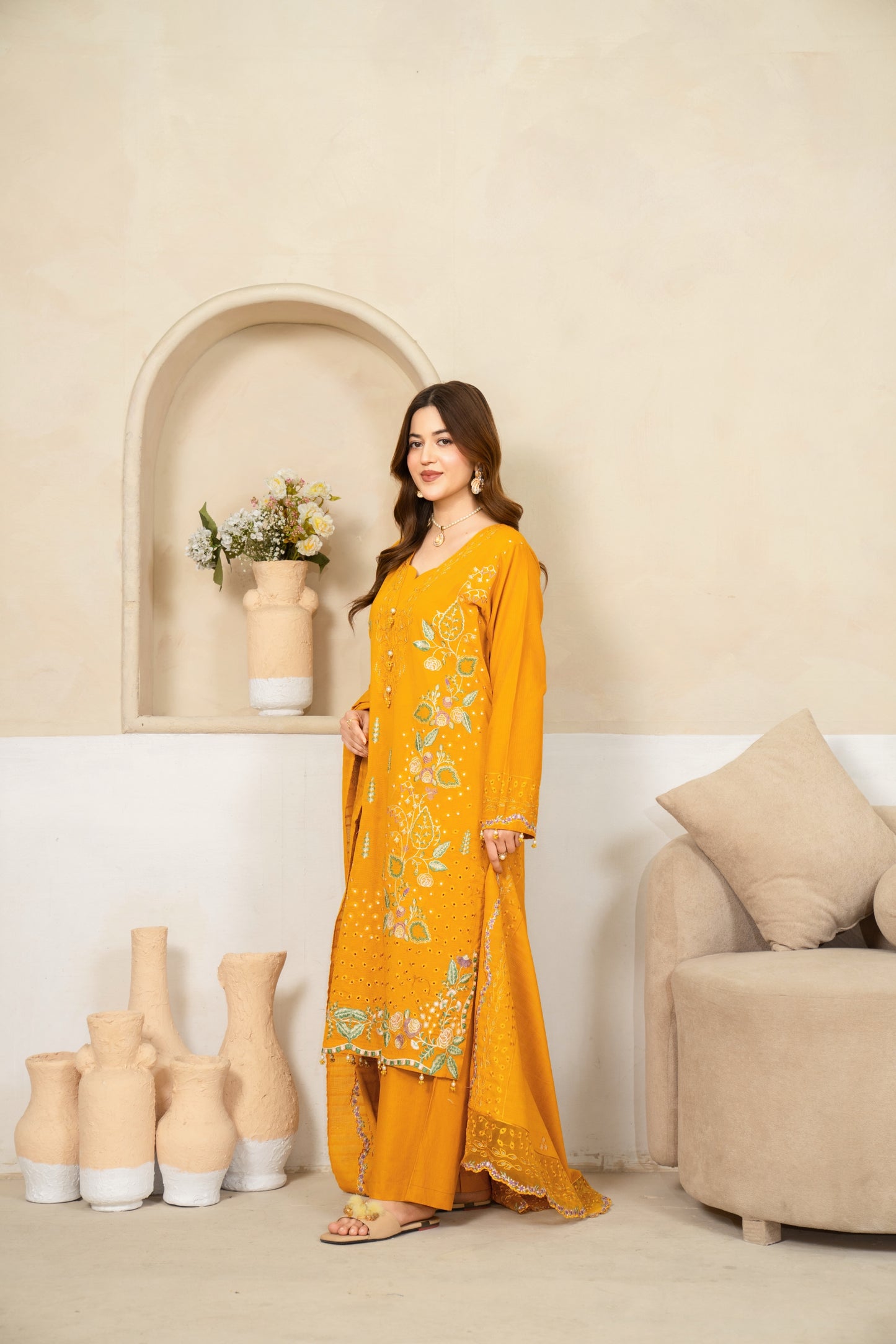 Serayan By Anaya Noor Emb Bana Dora Lawn 3PC