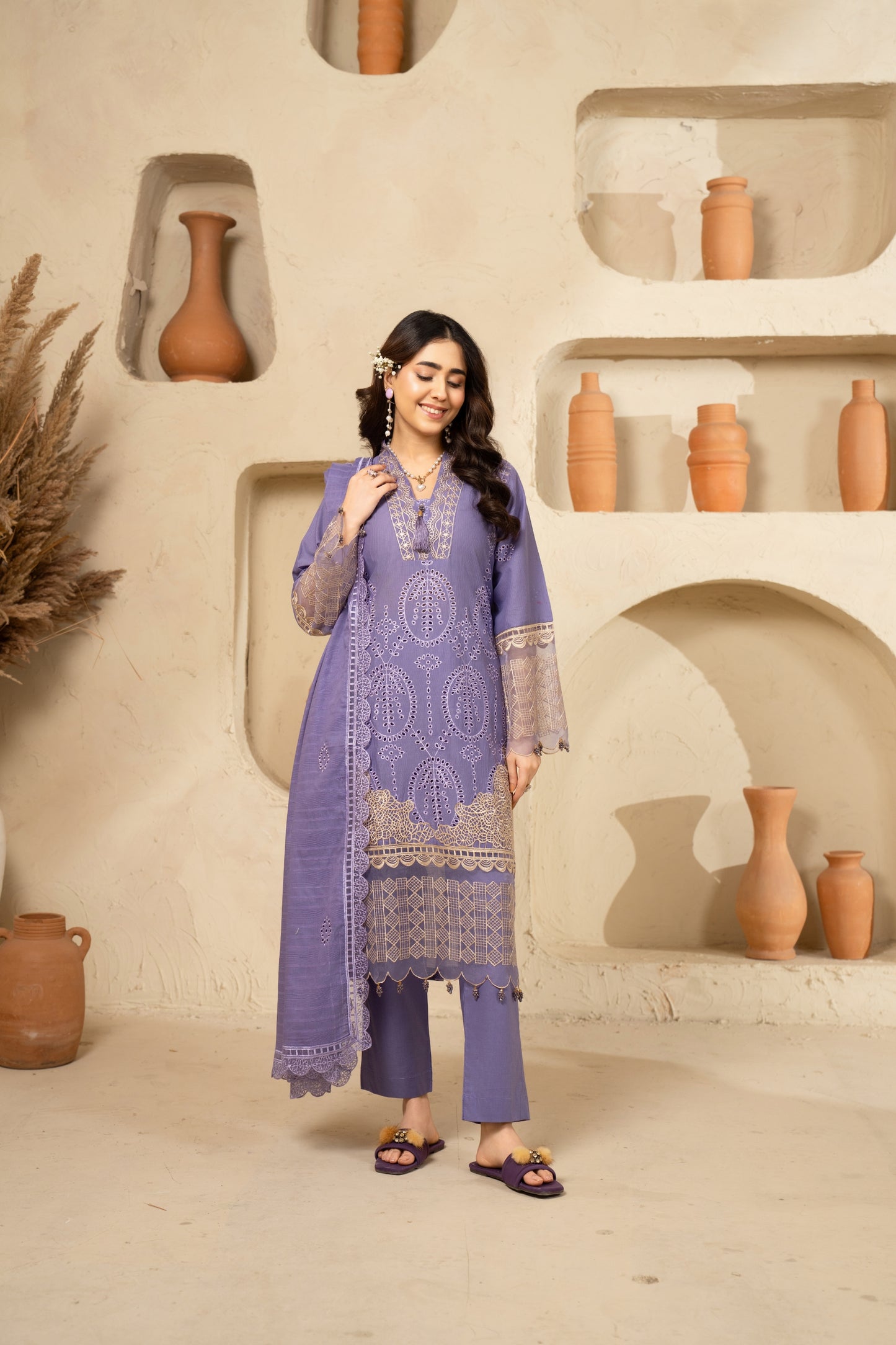 Serayan By Anaya Noor Emb Bana Dora Lawn 3PC