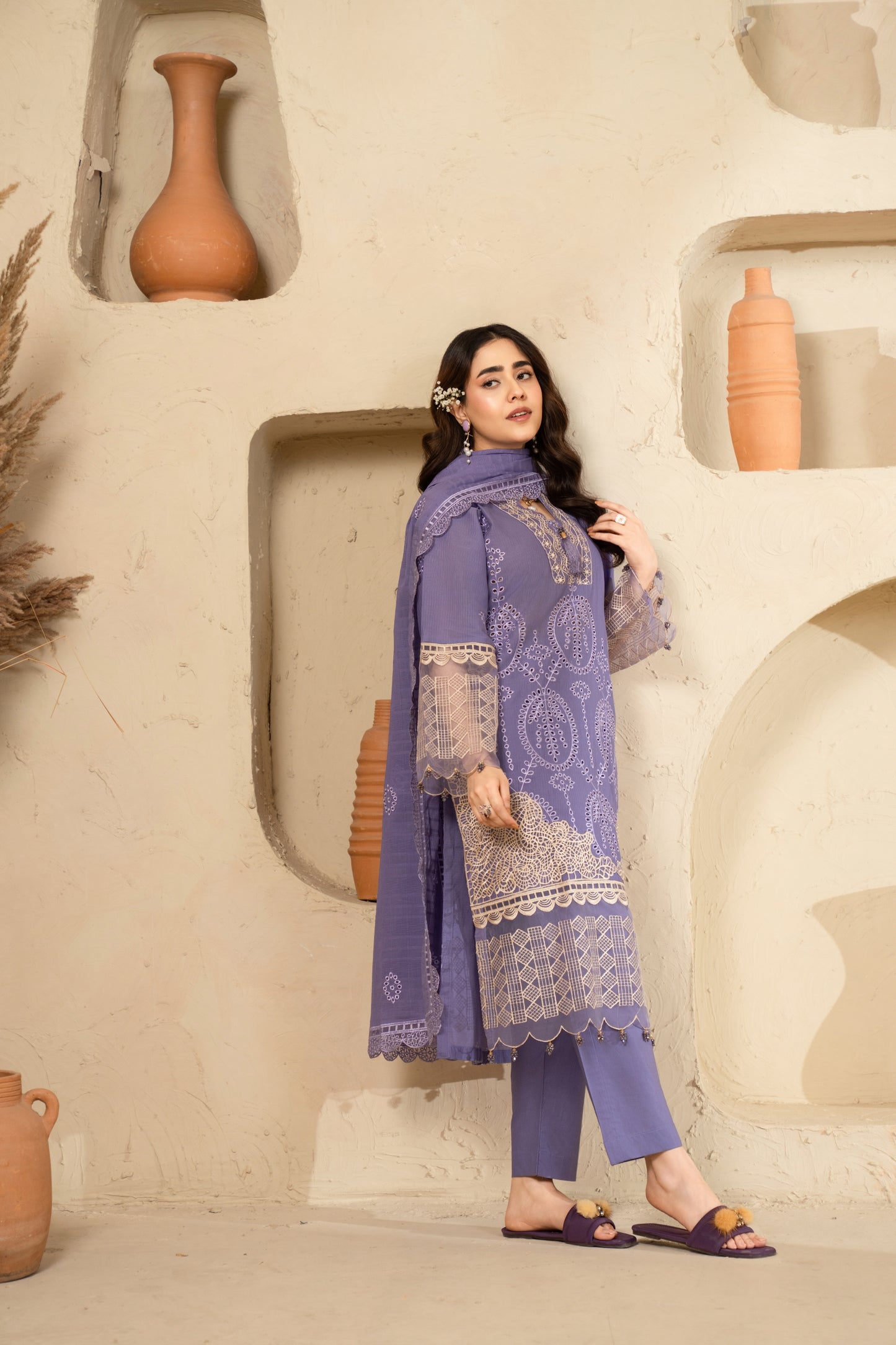 Serayan By Anaya Noor Emb Bana Dora Lawn 3PC