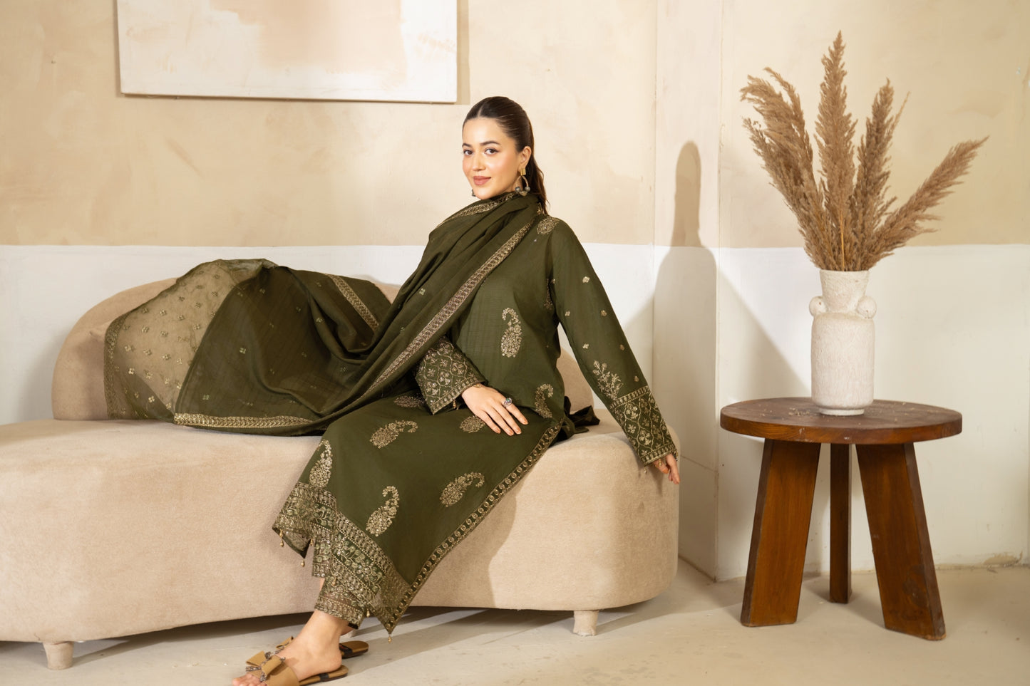 Serayan By Anaya Noor Emb Bana Dora Lawn 3PC