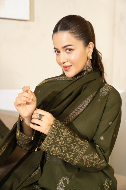 Serayan By Anaya Noor Emb Bana Dora Lawn 3PC