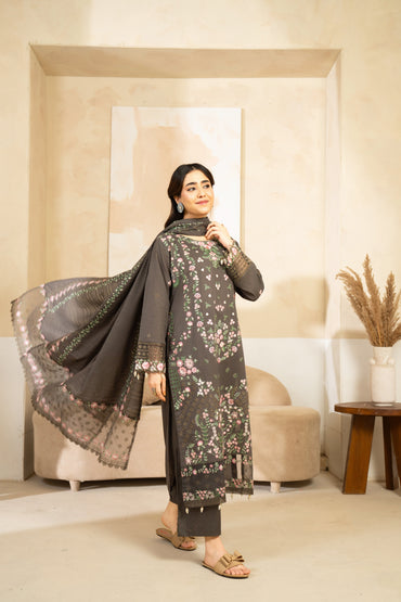 Serayan By Anaya Noor Emb Bana Dora Lawn 3PC
