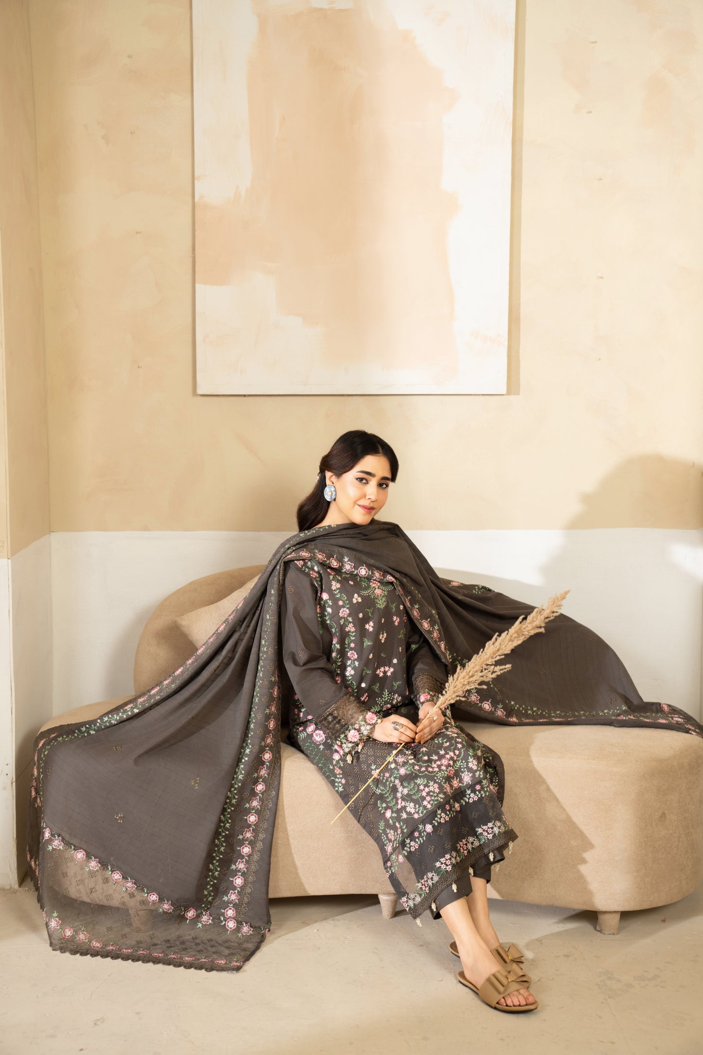 Serayan By Anaya Noor Emb Bana Dora Lawn 3PC
