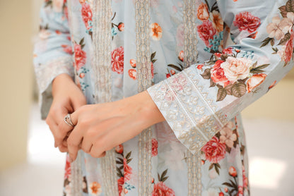 Embroidered Linen 3PC