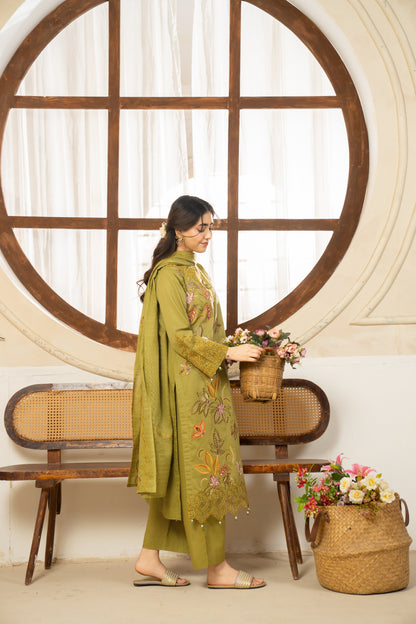 Serayan By Anaya Noor Emb Bana Dora Lawn 3PC