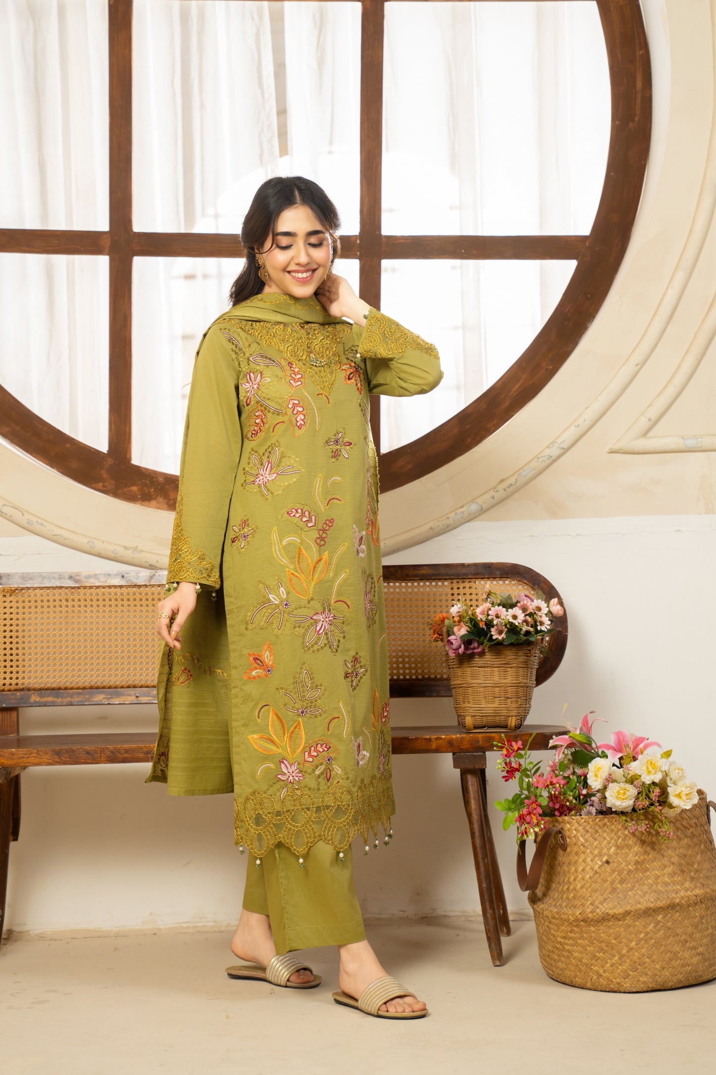 Serayan By Anaya Noor Emb Bana Dora Lawn 3PC