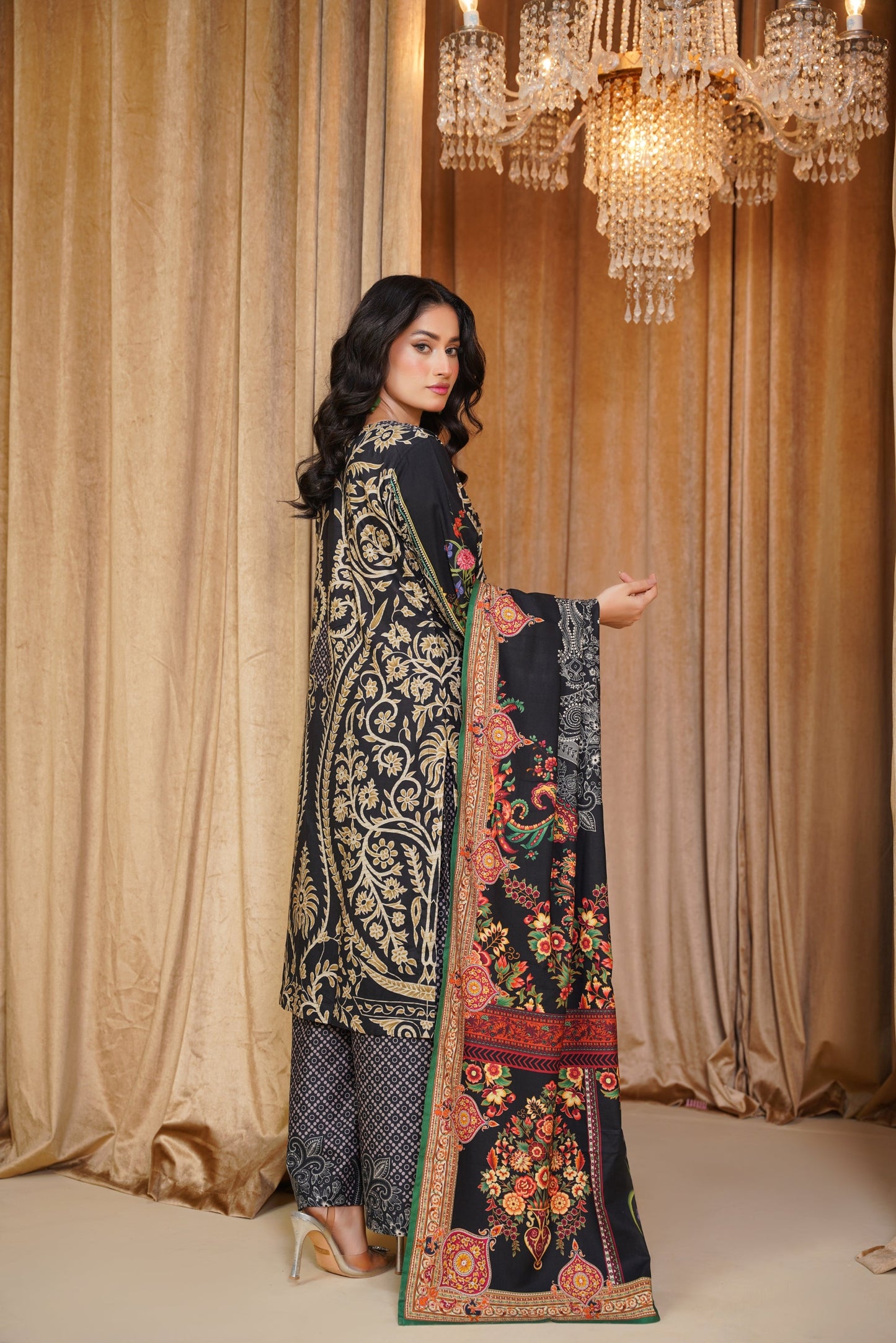Mirari | Embroidered | Linen-3PC