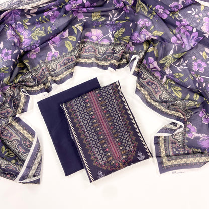 Belleza Digital Printed Lawn 3PC
