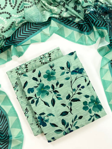 Reemse Digital Printed Banadora Lawn 3PC