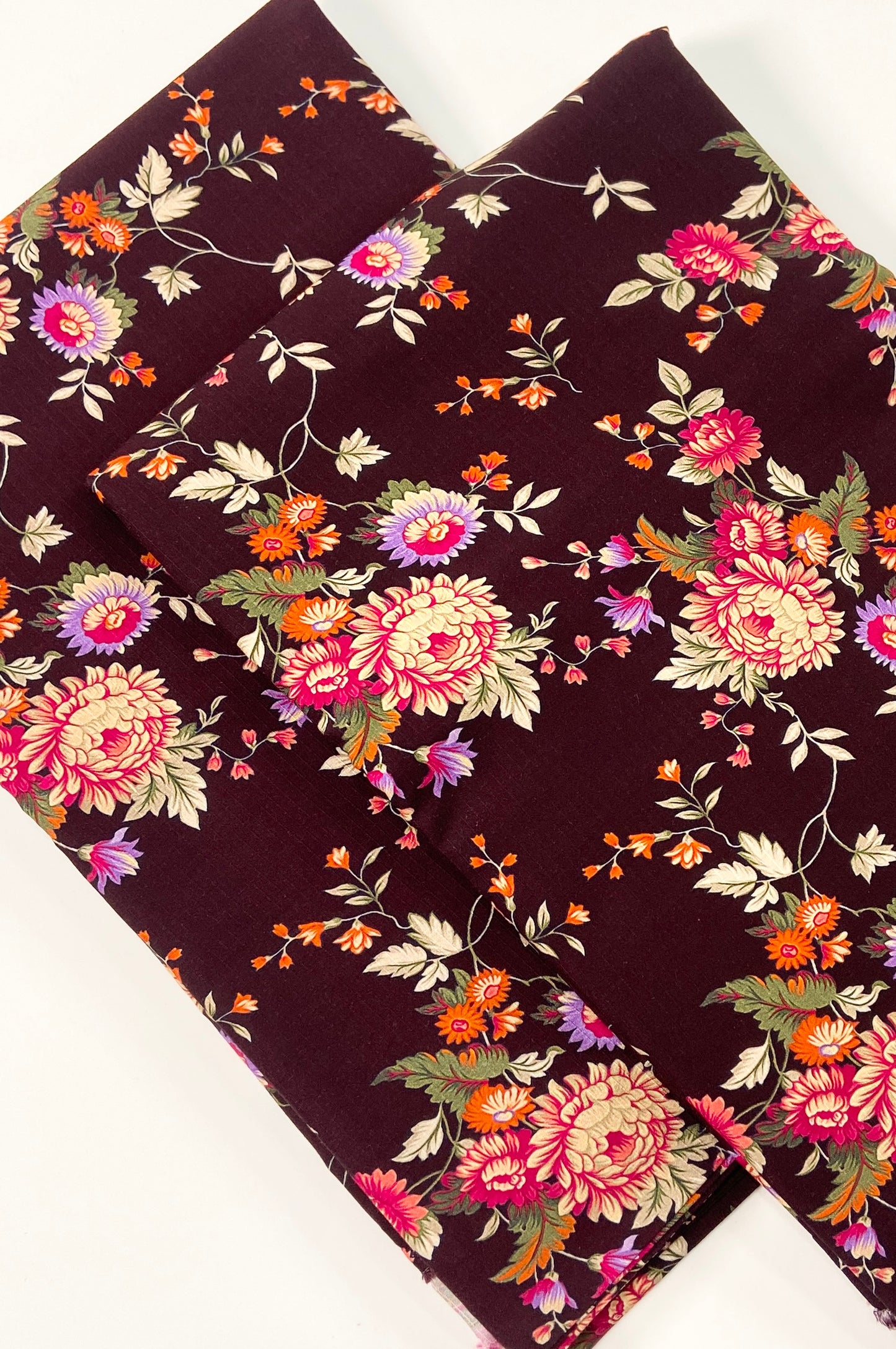 Anaya Noor Printed Bana Dora Slub Linen 2PC