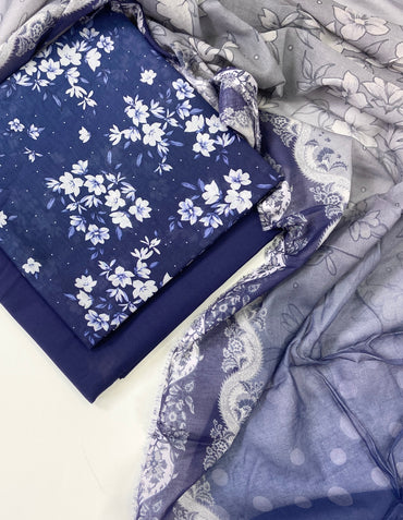 Baroque Digital Printed Lawn 3PC