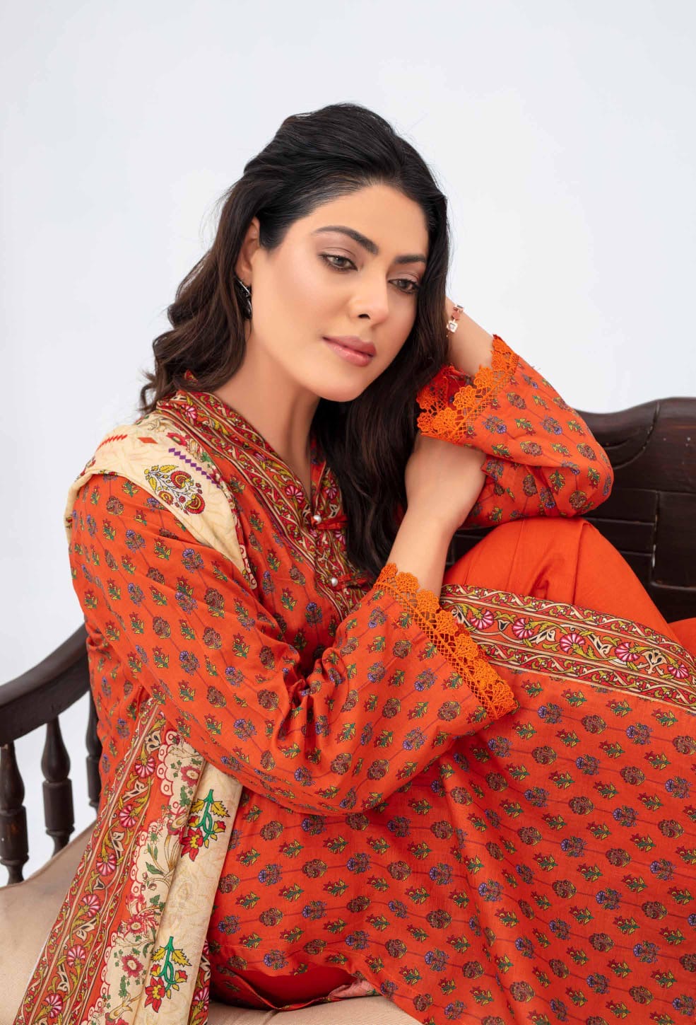 Mahi Digital Printed Lawn 3-PC