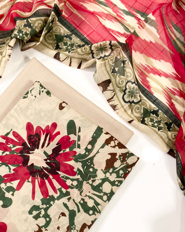 Anaya Noor Digital Printed Lawn 3PC
