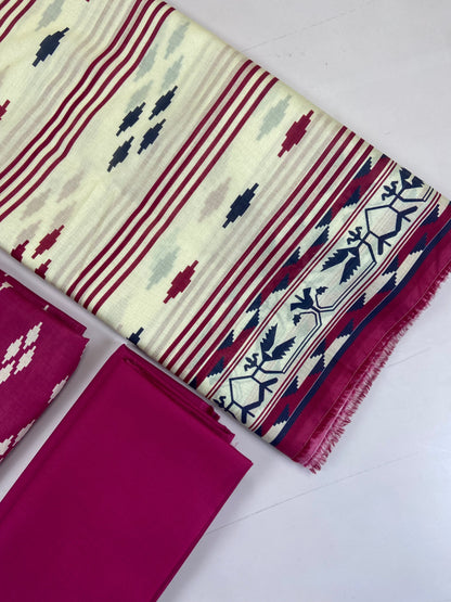 Khaadi Digital Printed Lawn 3-PC