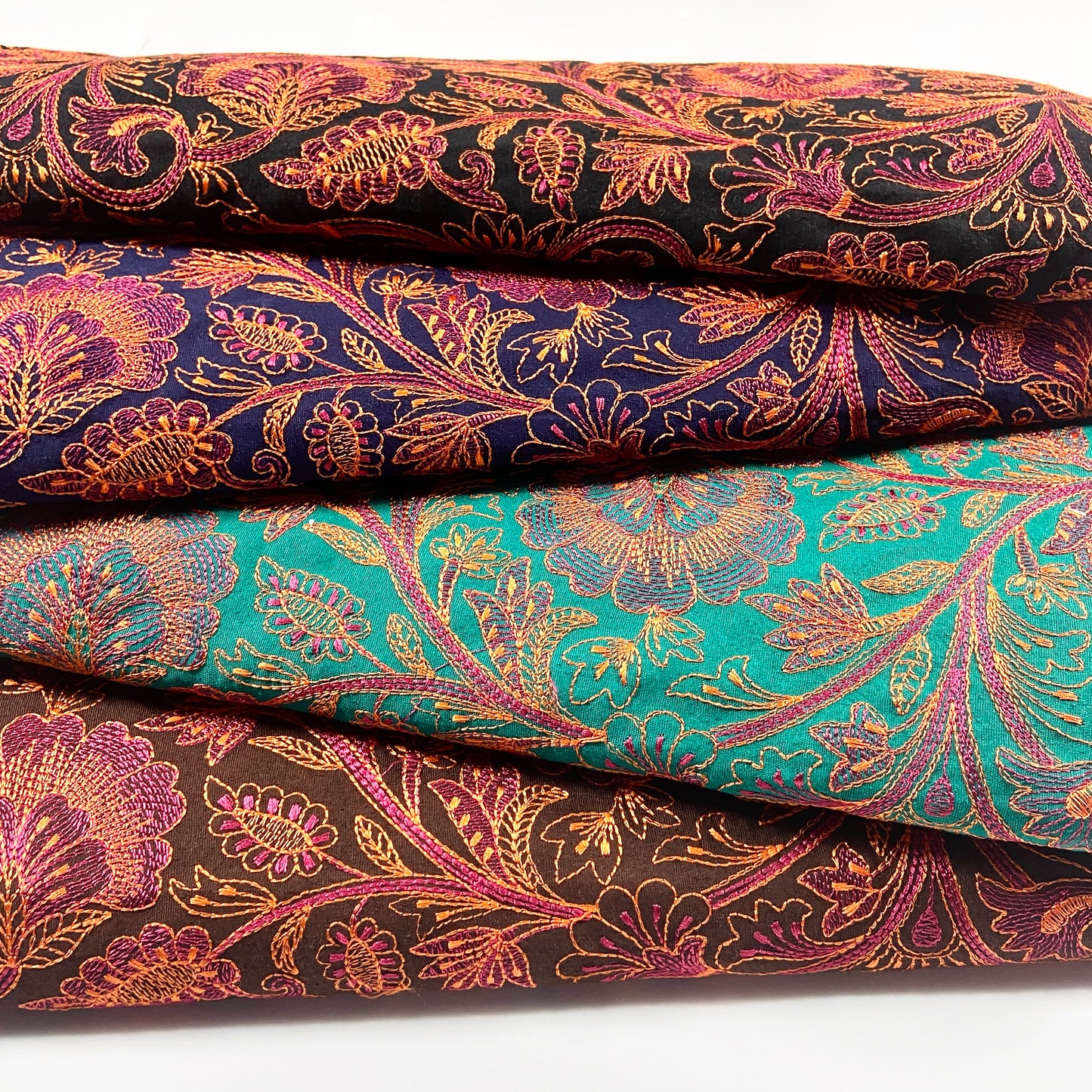 Pack of 4 – Bareeze Style Embroidered Karandi Fabric 2-PC