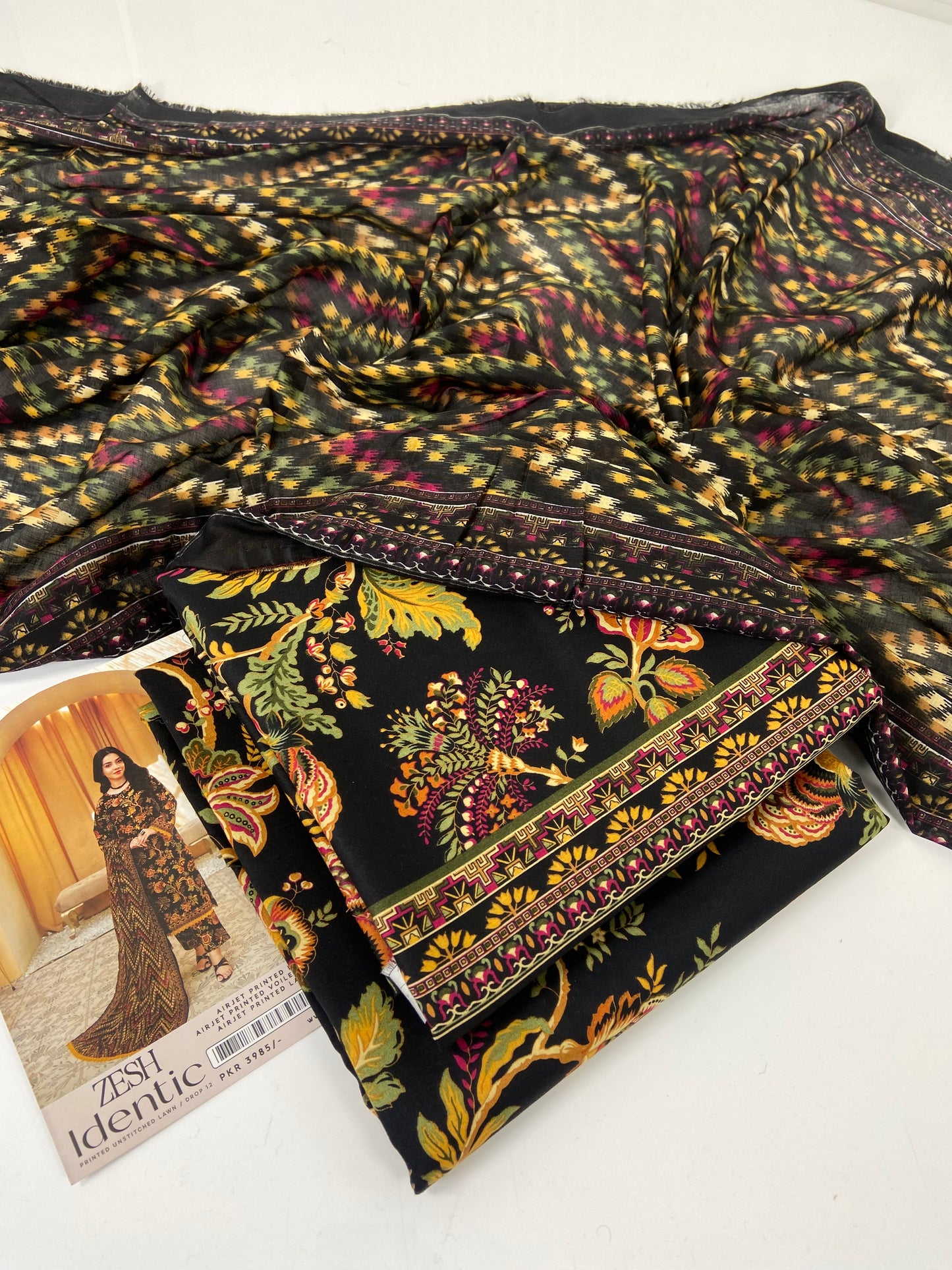 Zesh Printed lawn 3-PC