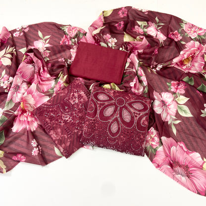 Ronaq By Anaya Noor Embroidered 3PC