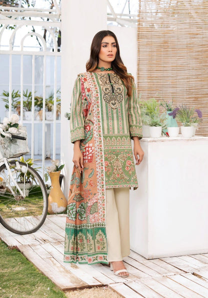 Safa Noor By Nigar Print Lawn 3-PC