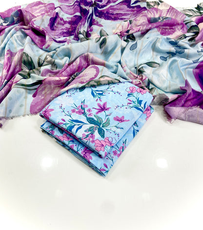 Elegance By Anaya Noor Printed Khaddar 3PC