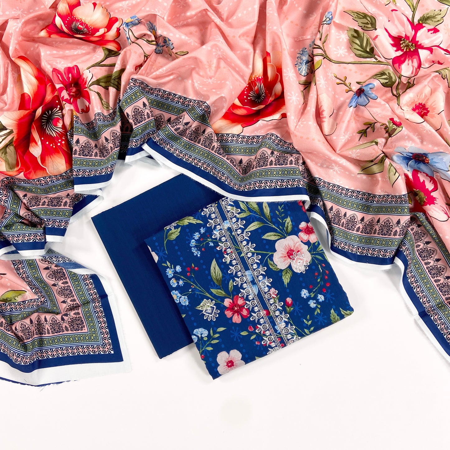 Riwaaz By Anaya Noor Printed & Emb Lawn 3PC