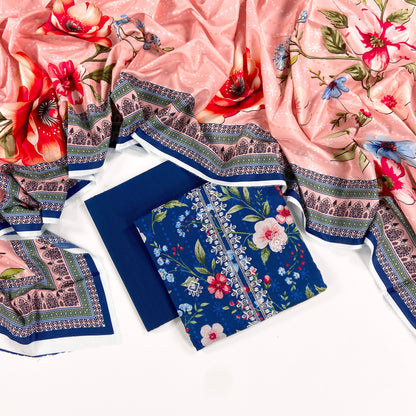 Riwaaz By Anaya Noor Printed & Emb Lawn 3PC