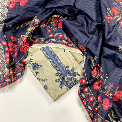 Belleza Digital Printed Khaddar 3PC