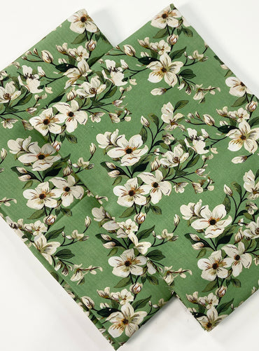 Anaya Noor Printed Bana Dora Slub Linen 2PC