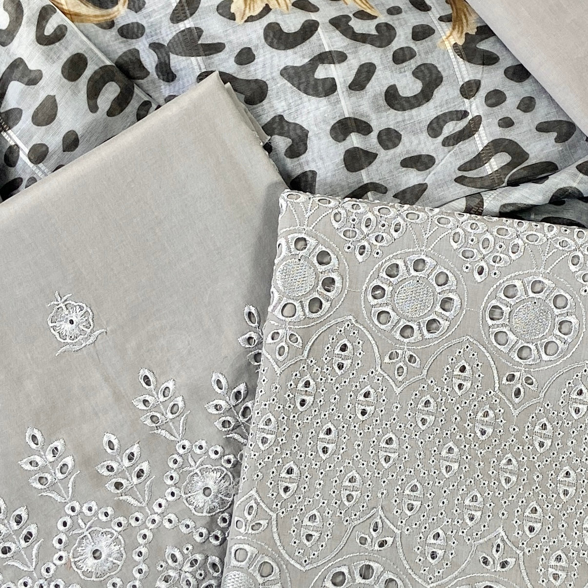 Chikenkari Anaya Noor Lawn 3-PC
