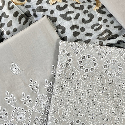 Chikenkari Anaya Noor Lawn 3-PC