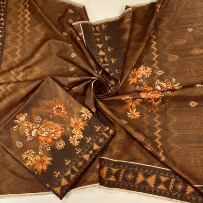 Digital Printed Wool Dhanak-Shirt