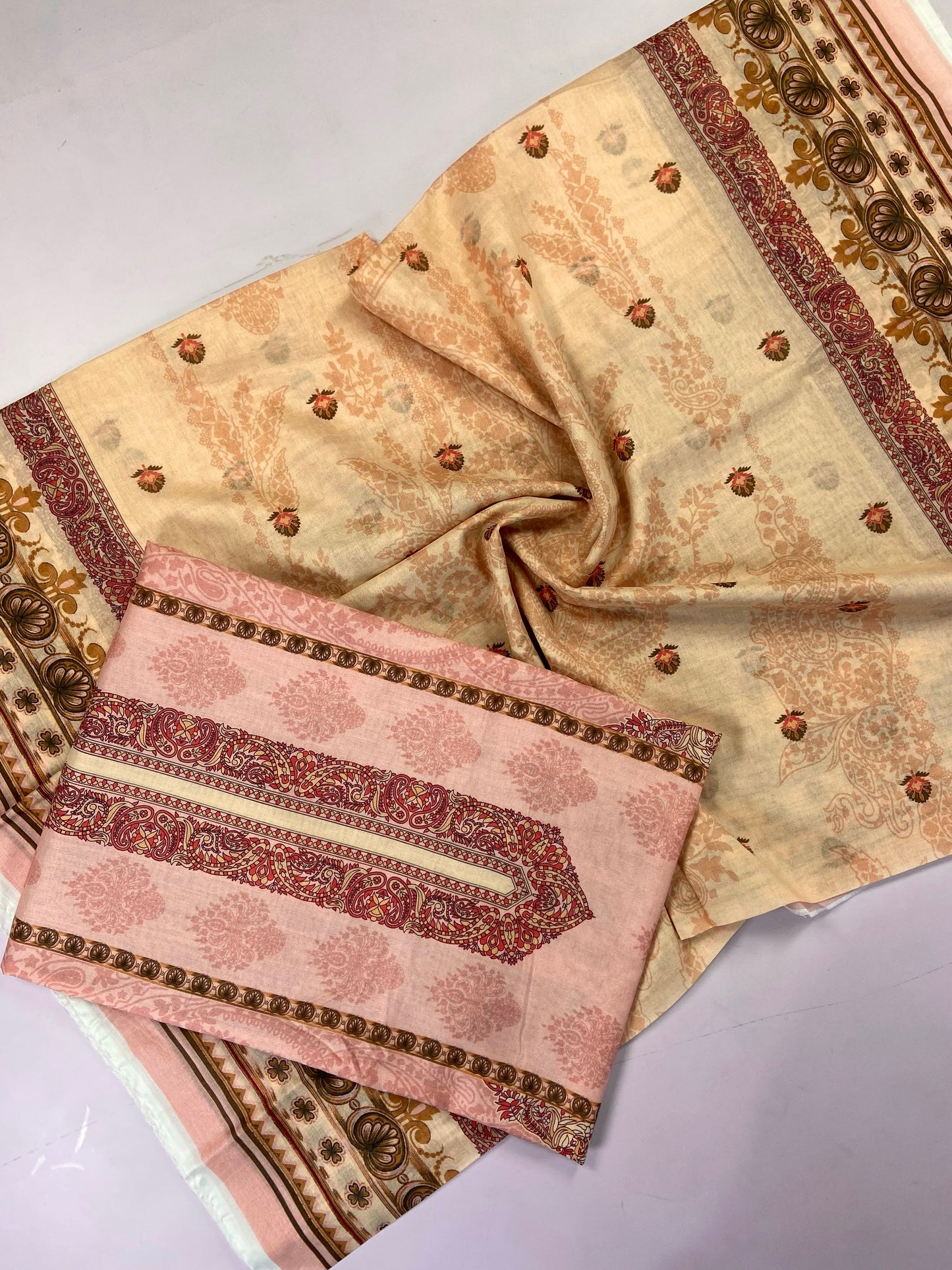 Asim Jofa Printed Shirt & Dupatta 2-PC