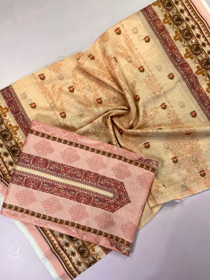 Asim Jofa Printed Shirt & Dupatta 2-PC