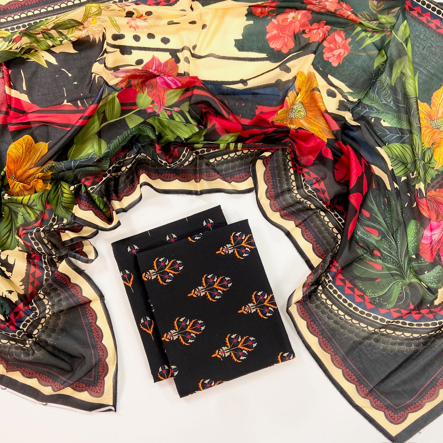 Reemse Digital Printed Banadora Lawn 3PC