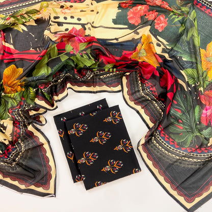 Reemse Digital Printed Banadora Lawn 3PC