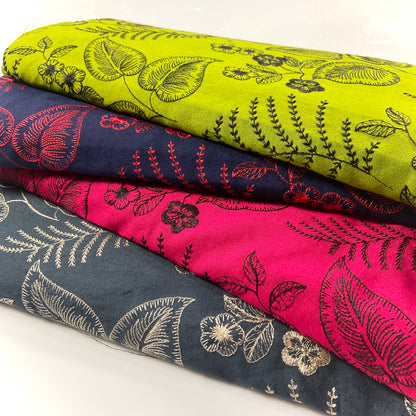 Pack of 4 – Bareeze Style Embroidered Karandi Fabric 2-PC